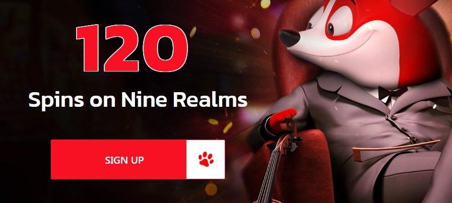 120 Free Spins at Red Dog Casino 1